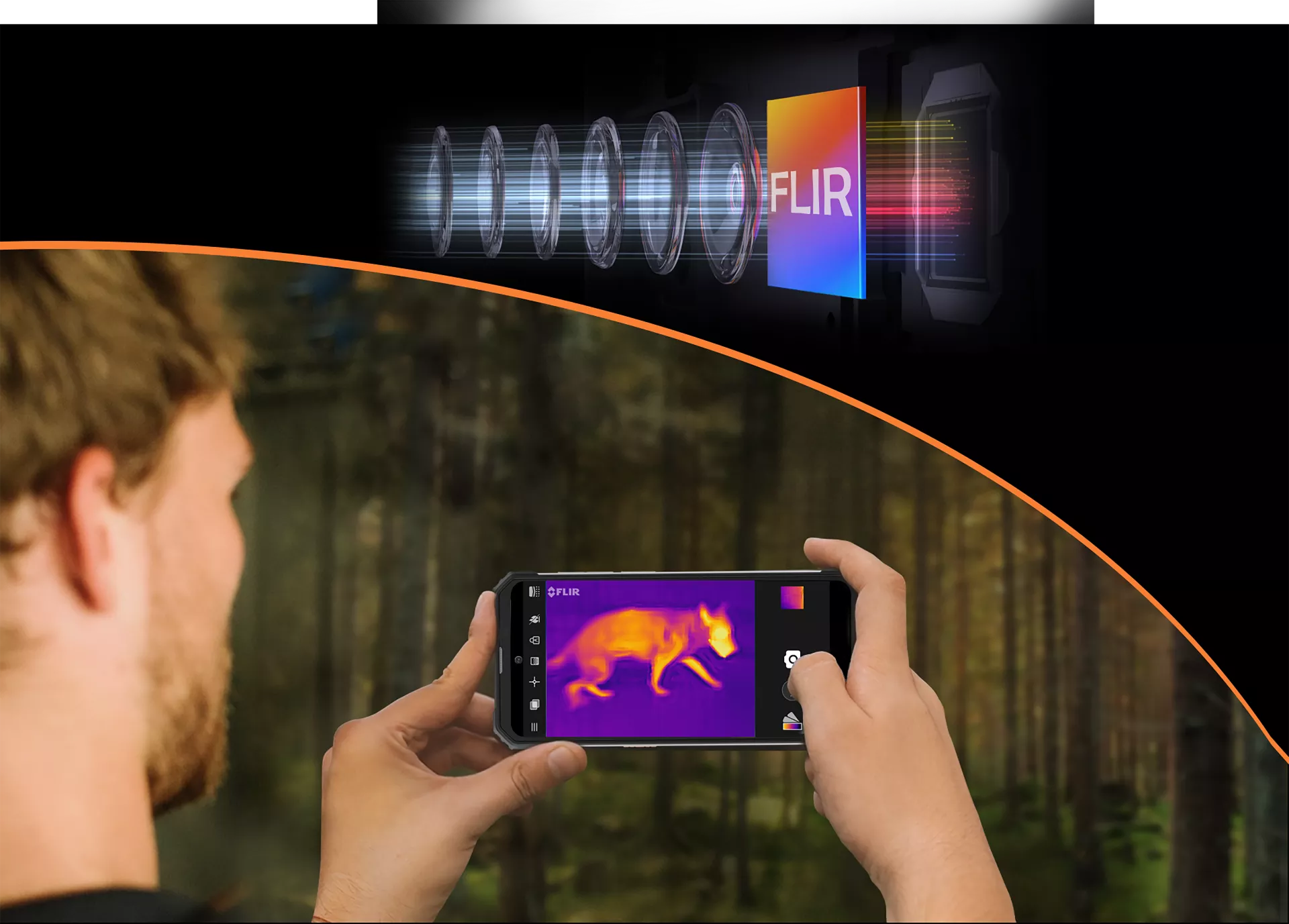 Caméra thermique professionnelle pour smartphone Android - FLIR