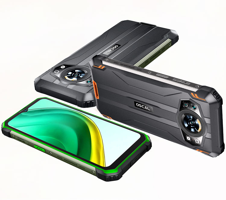 OSCAL S80 Ruggedized Smartphone over 10000mAh battery 6+128GB ...