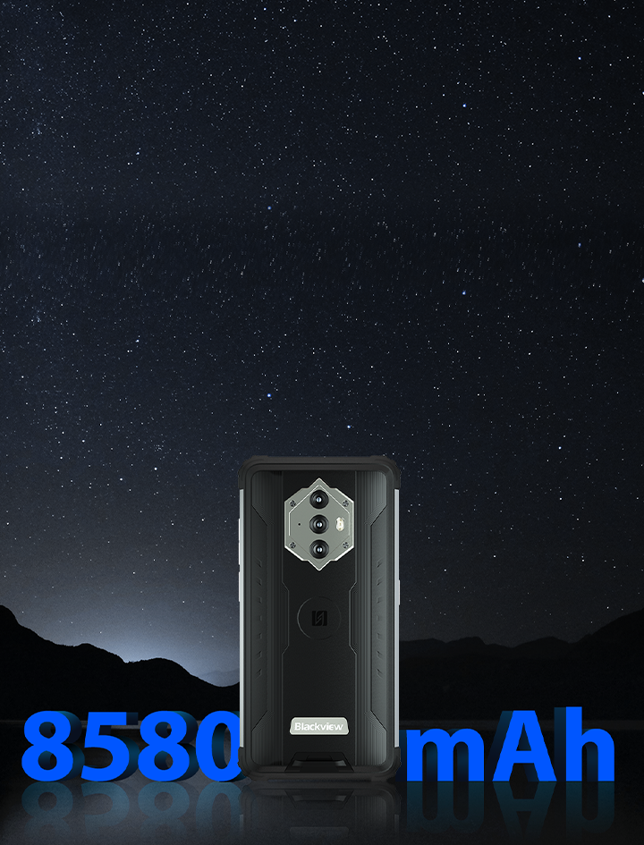 Blackview BV6600E 5.7インチ 32GB Android 11 Blackview BV6600Eビッグバッテリー8580mah頑丈なスマートフォン