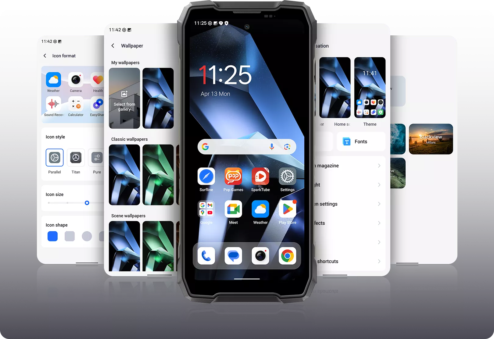 Blackview ROCK 5 storage and memory