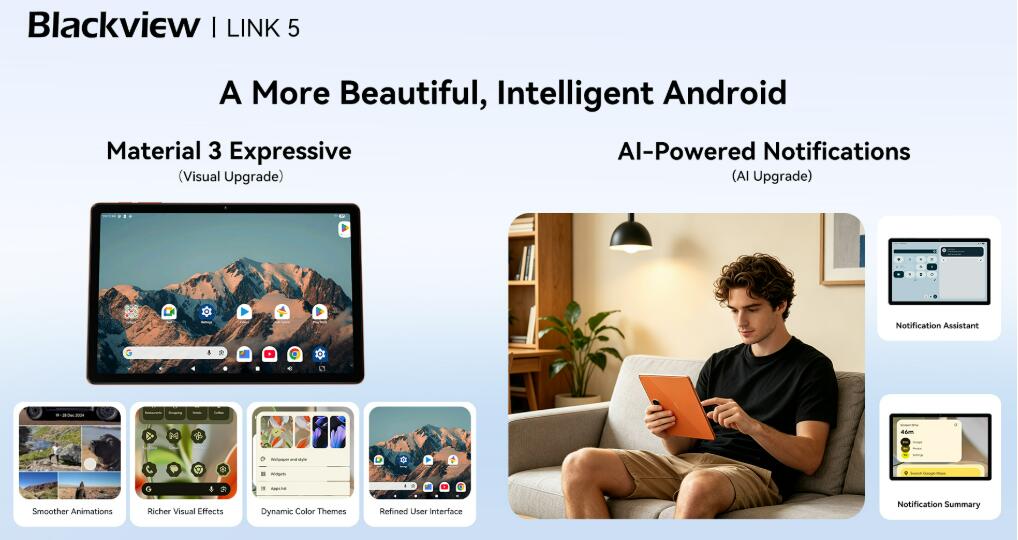 Blackview LINK 5 Android features