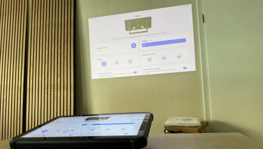 Blackview Active 12 Pro projecting images