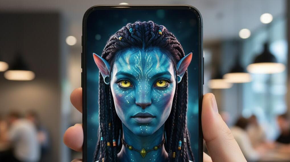 AI avatar effect in the phone