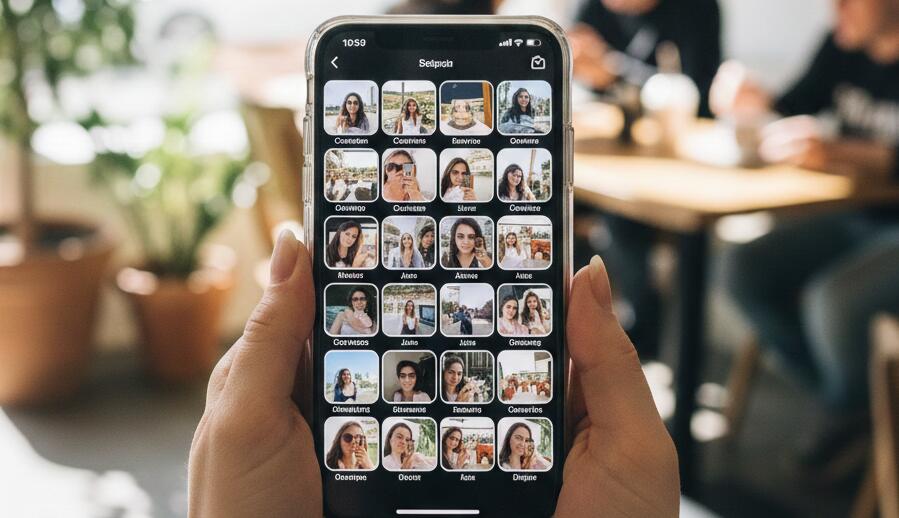 Use Instagram filter on phone