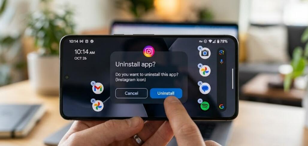 Delete Apps on a Pixel phone