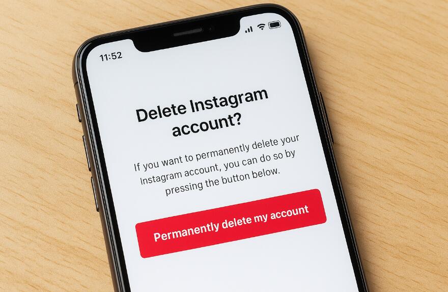 Instagram account on Android
