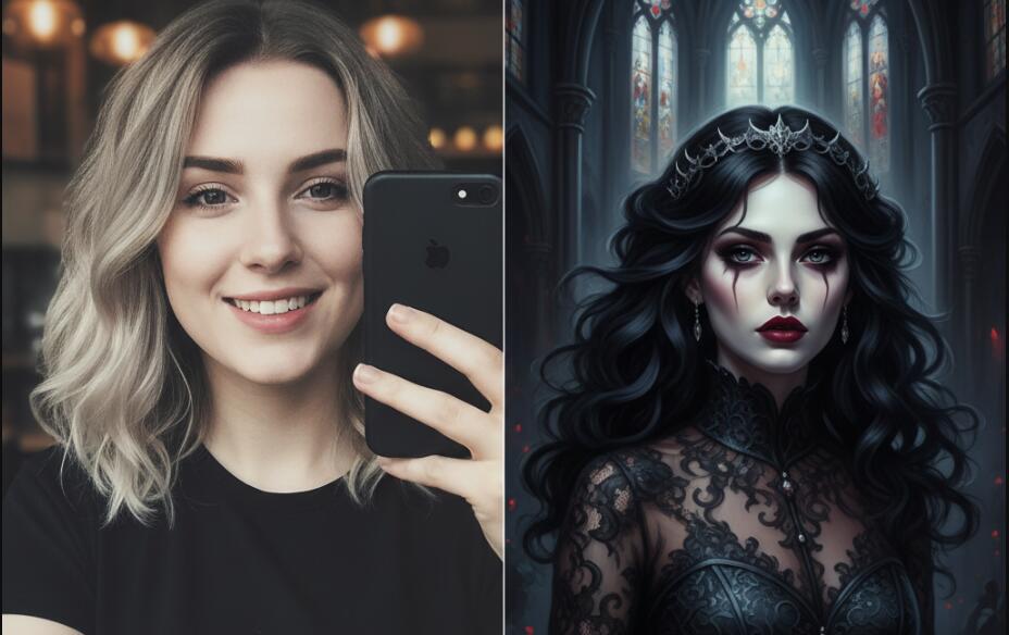 Gothic style photo