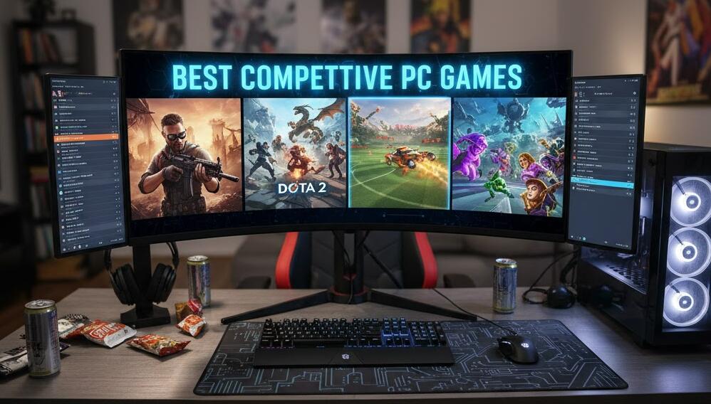 Play competitive game on PC