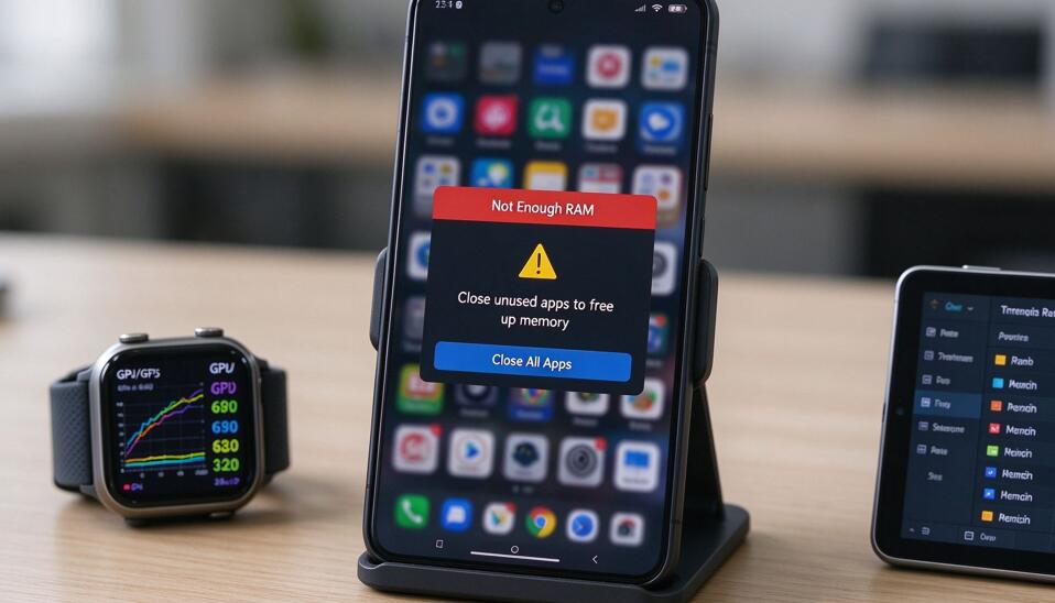 A phone runs out of RAM