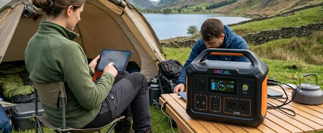 Campers in the UK take power stations when going camping