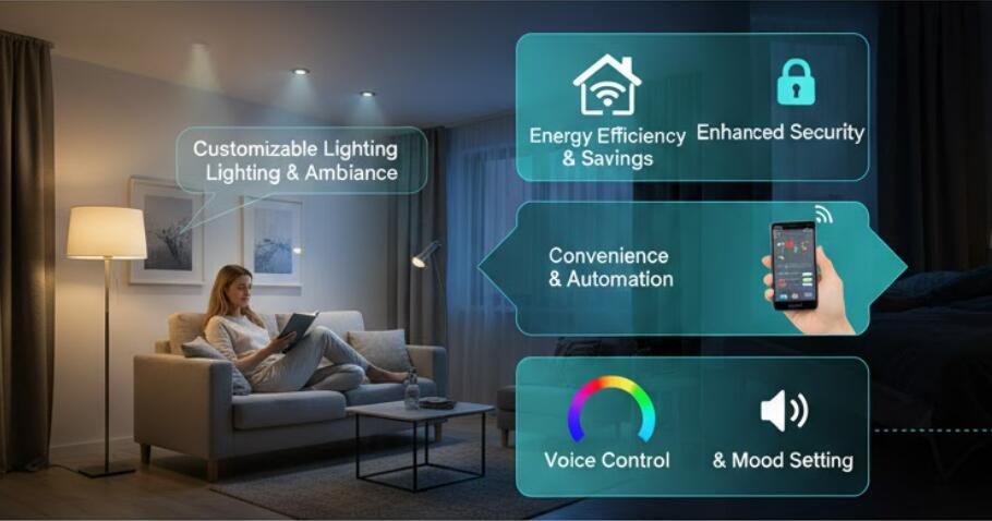 Smart bulb at home