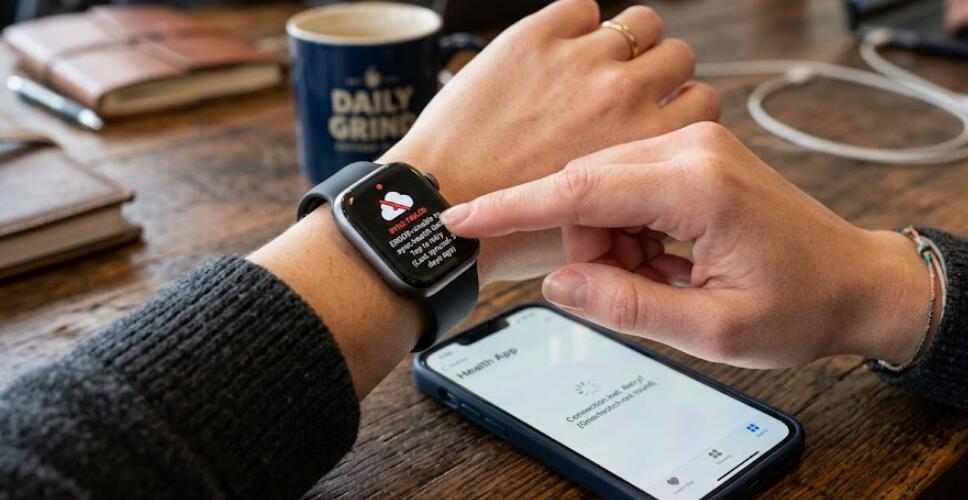 The smartwatch data is not syncing