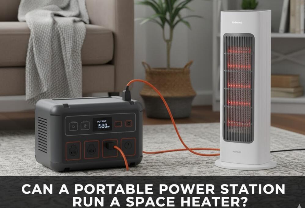 Space heater and portable power station