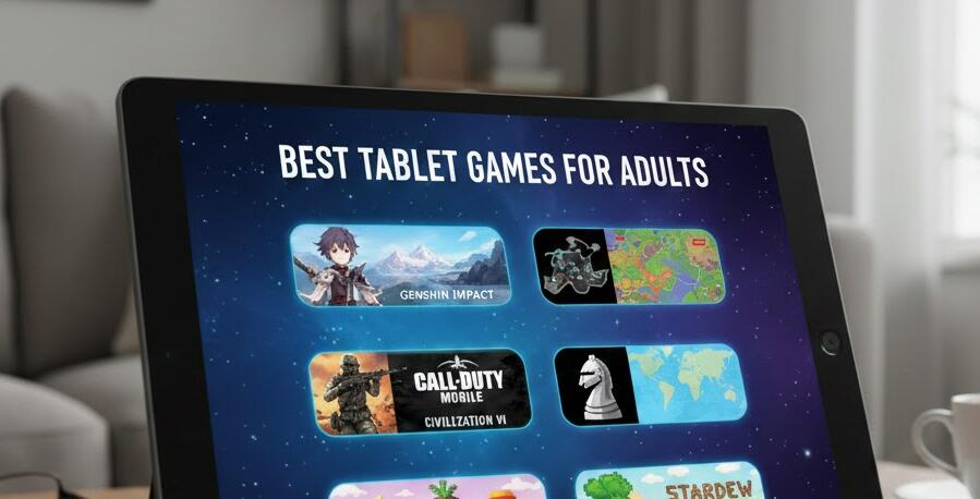 Tablet games for adults