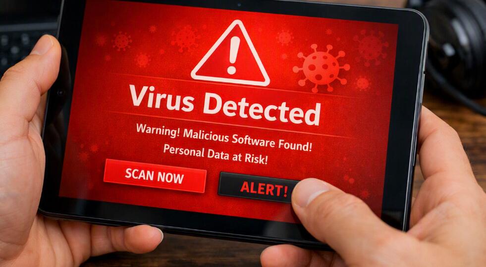 A tablet that got virus