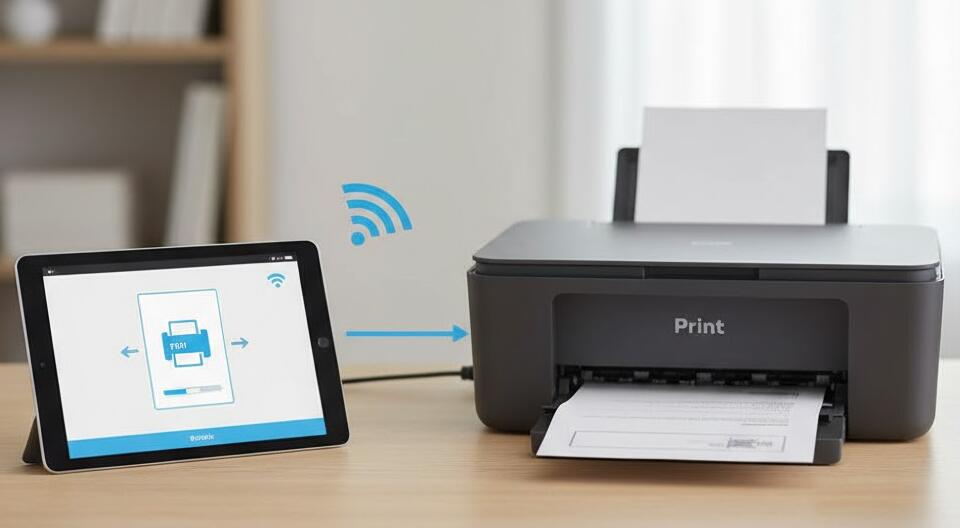 Tablet and printer