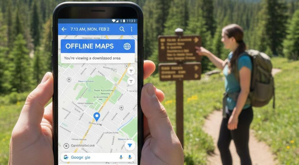 Google Maps on phone
