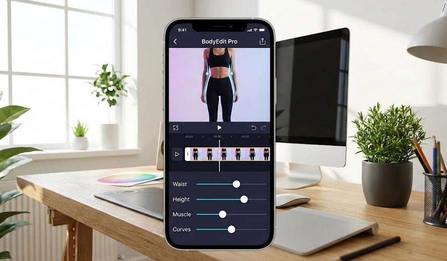 Editing body in the video