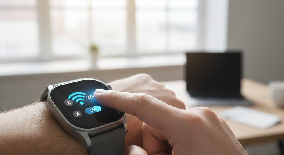 WiFi switch on smartwatch