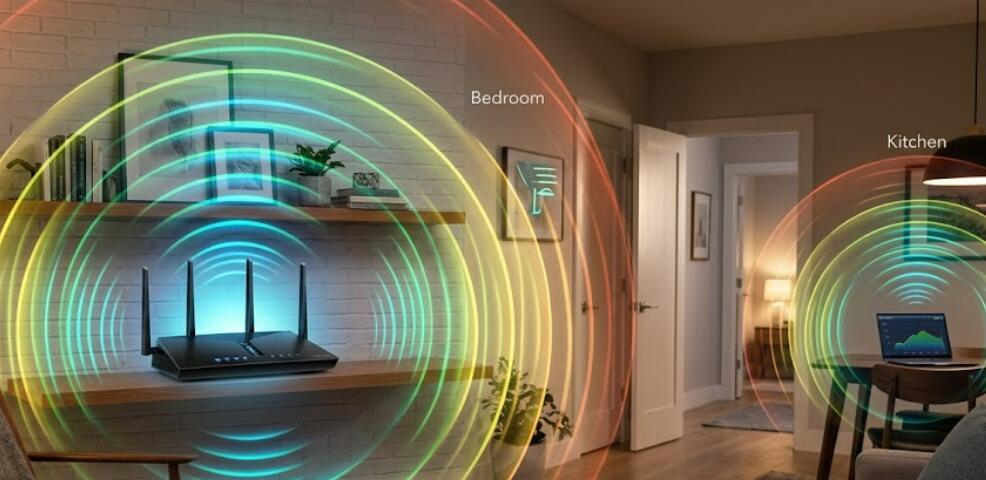 A Wifi router at home