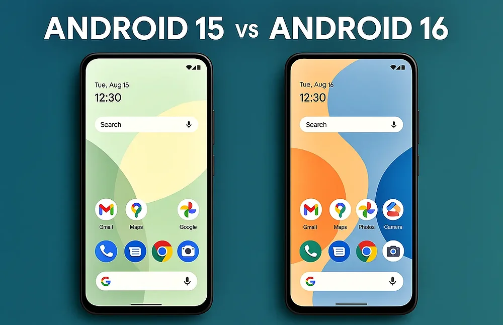 Android 15 vs 16