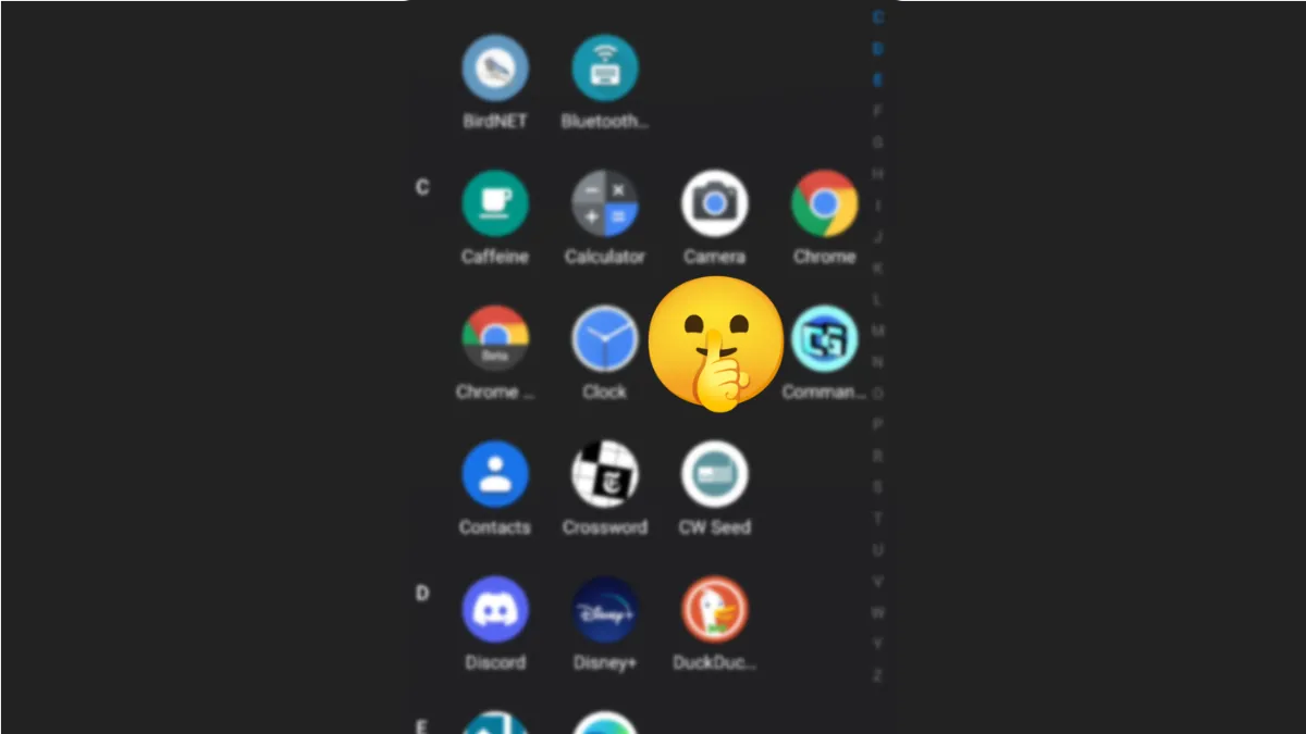 Apps on phone