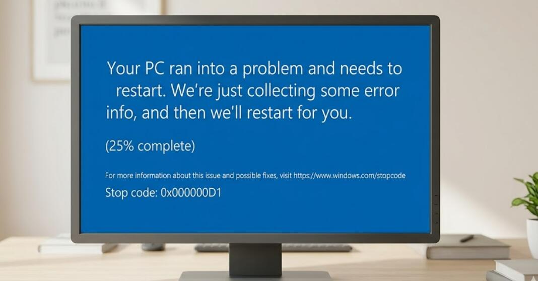 0x000000d1 в Windows