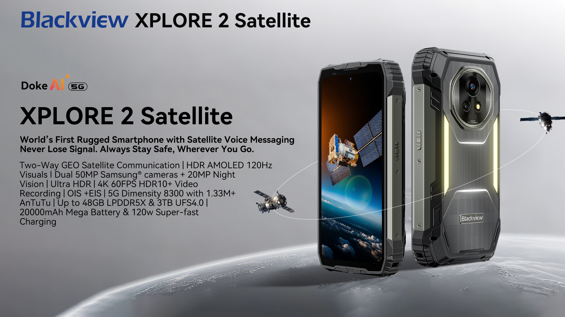 Blackview XPLORE series outdoor features