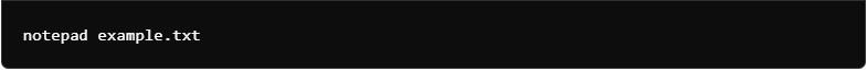 notepad example.txt