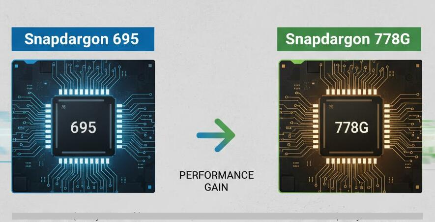 Snapdragon 695 против 778G