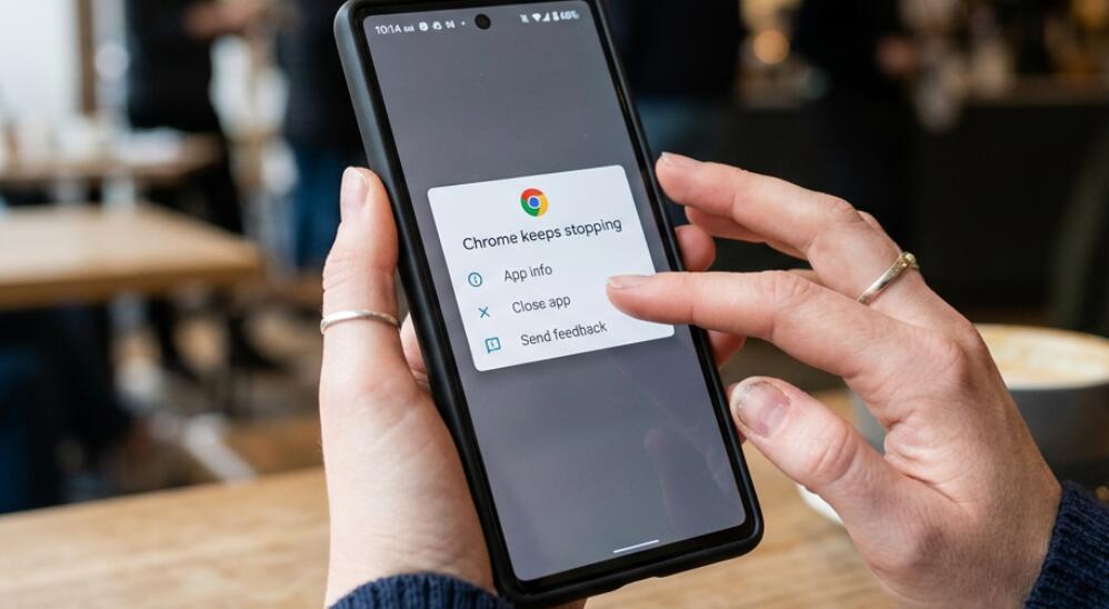 Chrome app keep crashing on the phone