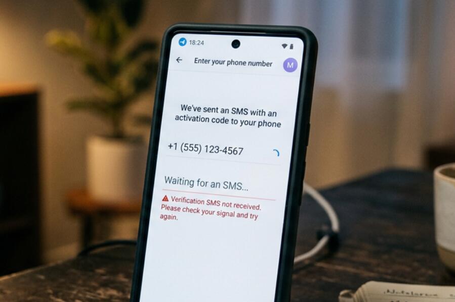 Telegram not receiving SMS on the phone