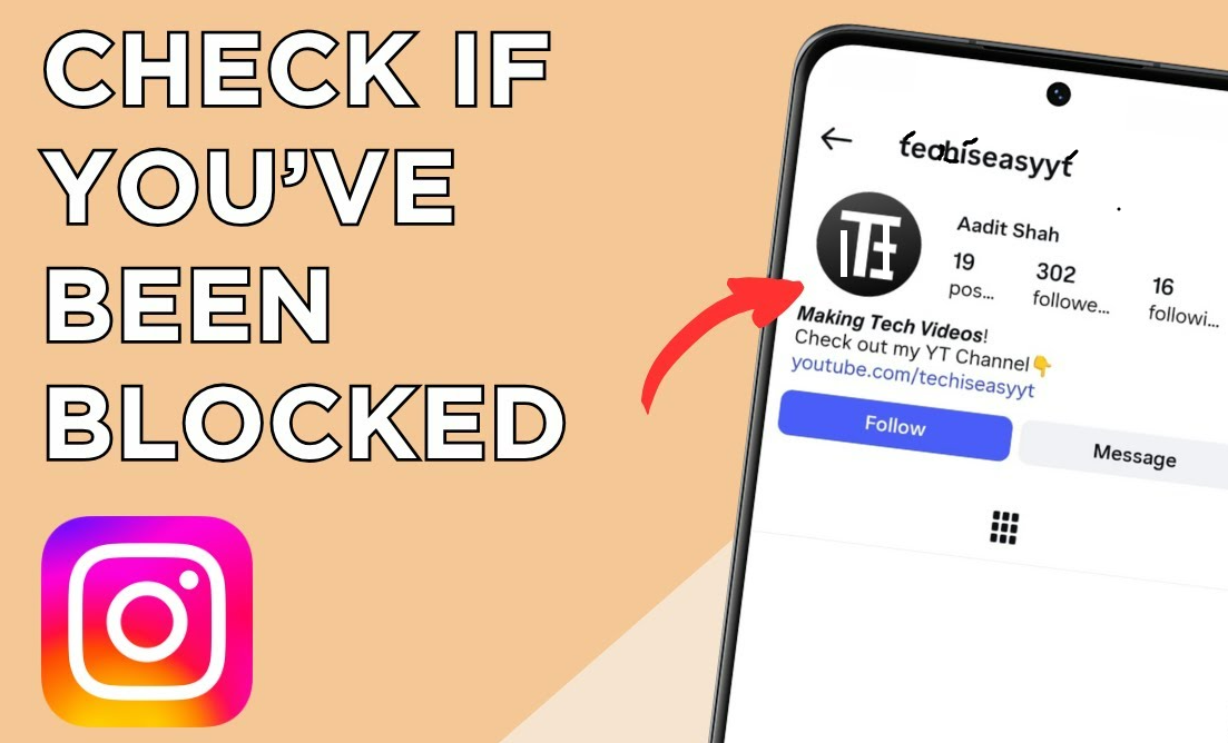 Instagram blocking list on phone