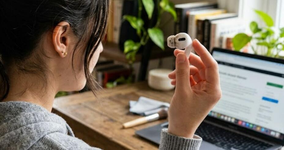 Пыль попала внутрь наушников