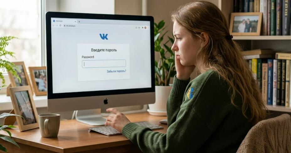 Украинская девушка забыла свой пароль от VK
