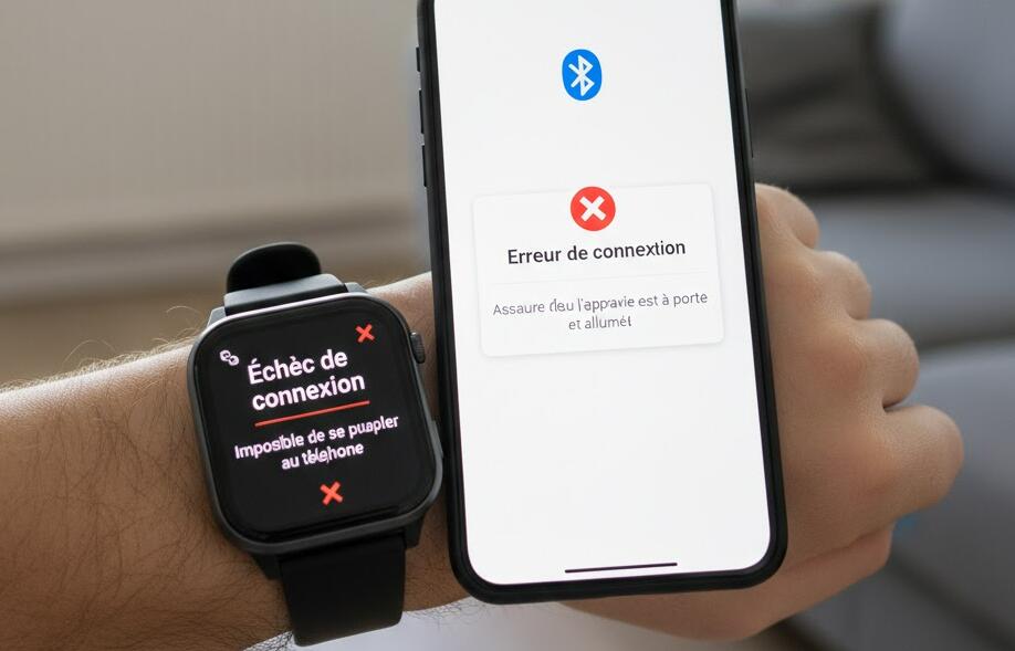 Montre connectée et téléphone