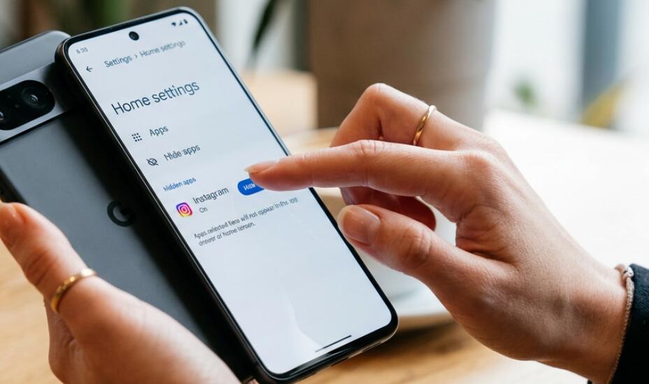 App hiding setting on the phone