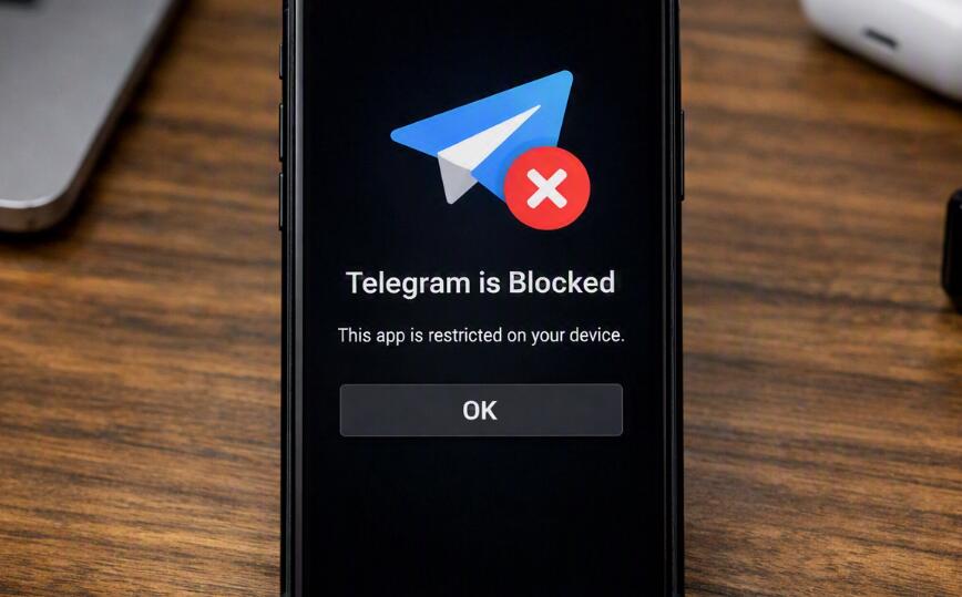 Telegram blocking on phone