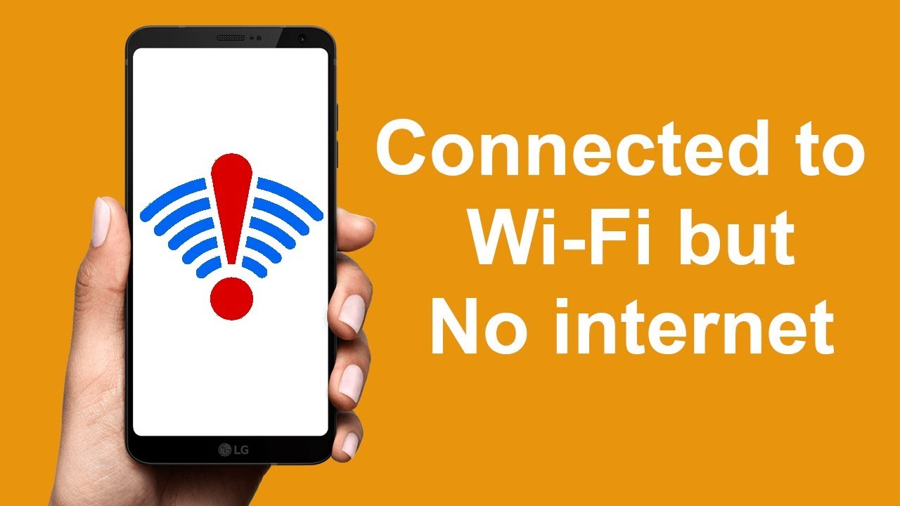 iPhone has connected to Wi-Fi but no internet