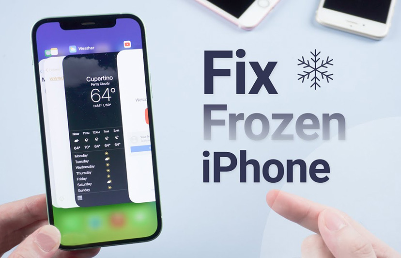 reset iphone when frozen