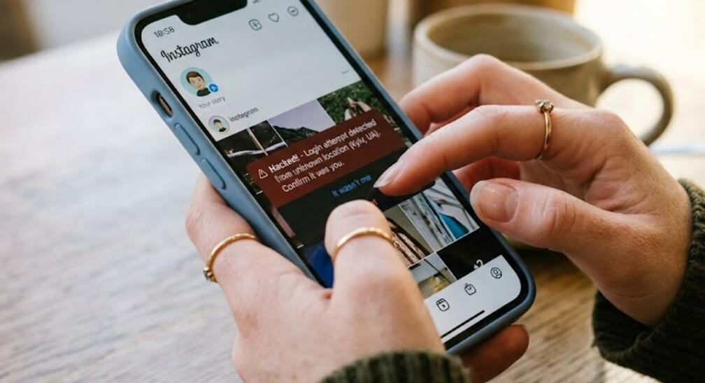 Instagram was hacking on phone
