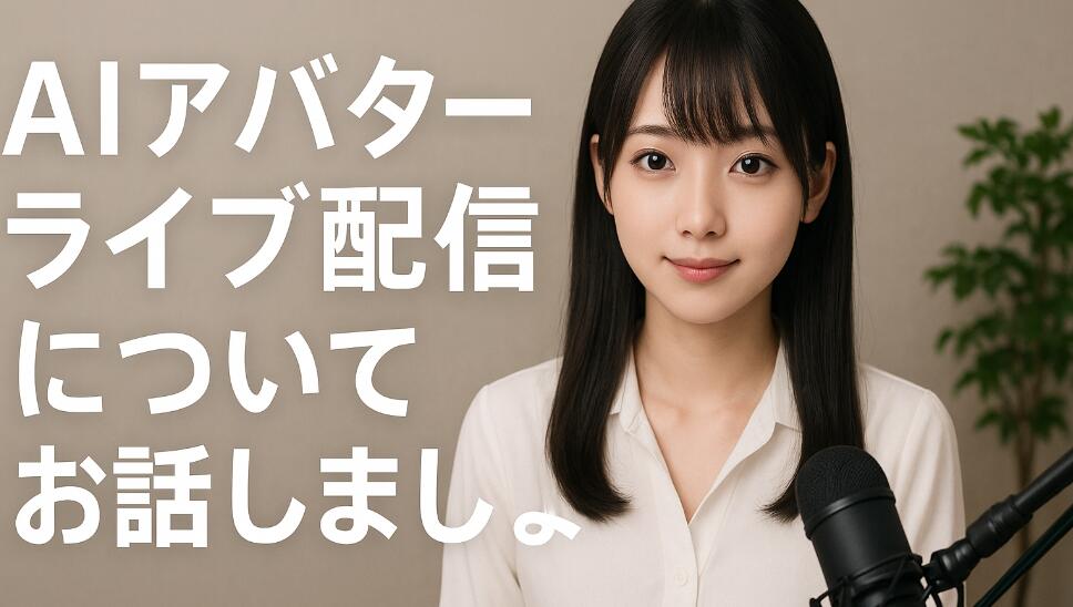 AIポートレートライブ放送