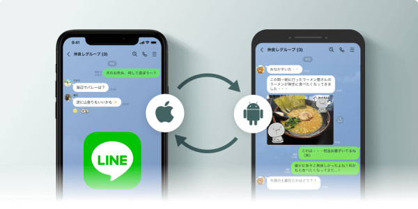 iPhoneのLINEトーク履歴を
