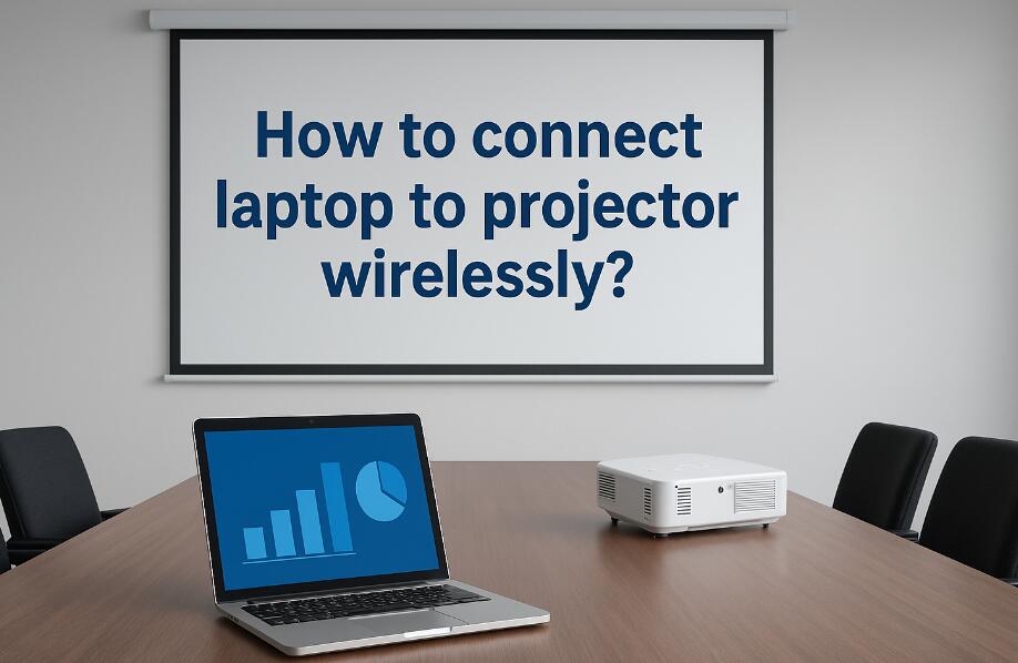 Connect laptop to projector
