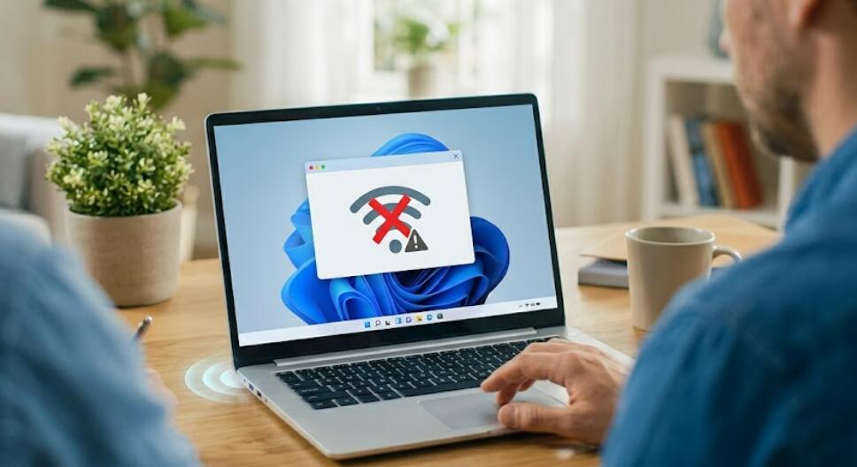 Ноутбук подключается к Wi-Fi