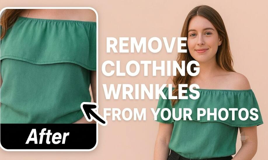 The clothes of the people in the photo are wrinkled