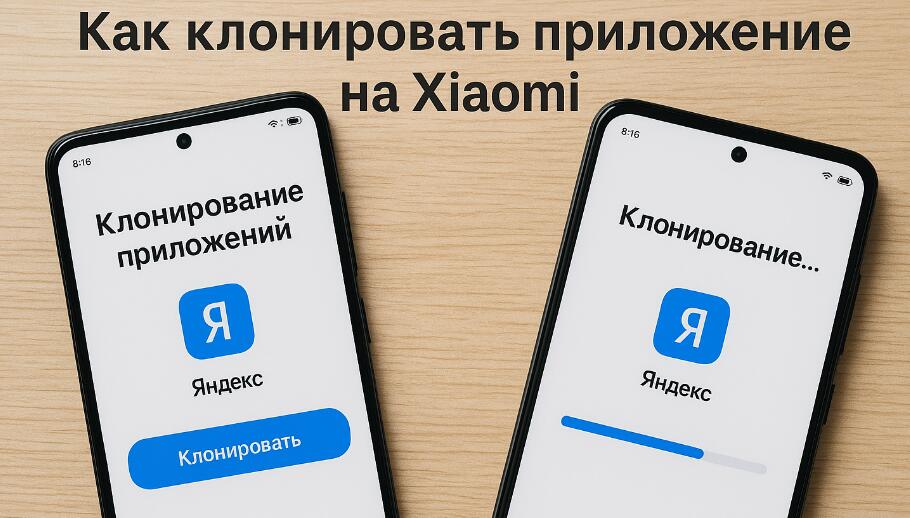 Клонировать приложение на Xiaomi