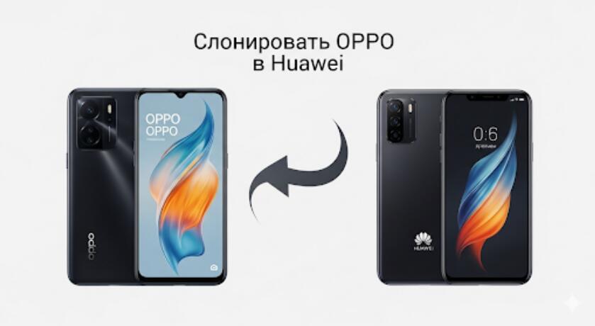 Клонировать данные Oppo в Huawei