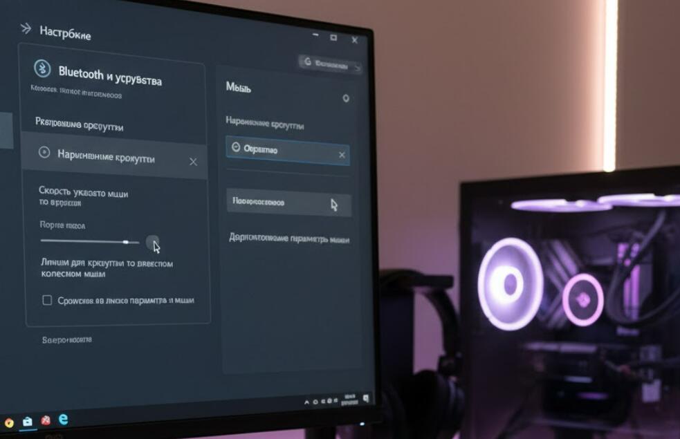 Настройки реверса мыши