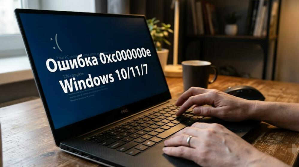 Ноутбук с Windows выдает ошибку 0xc000000e